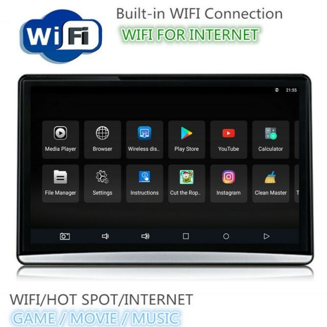 products/1405/monitor za auto za decu.jpg - Monitor za naslon sedista OLED MONITOR 13.5" (dijagonala 34.3cm) - ANDROID 14 - Xenon Svetla Beograd